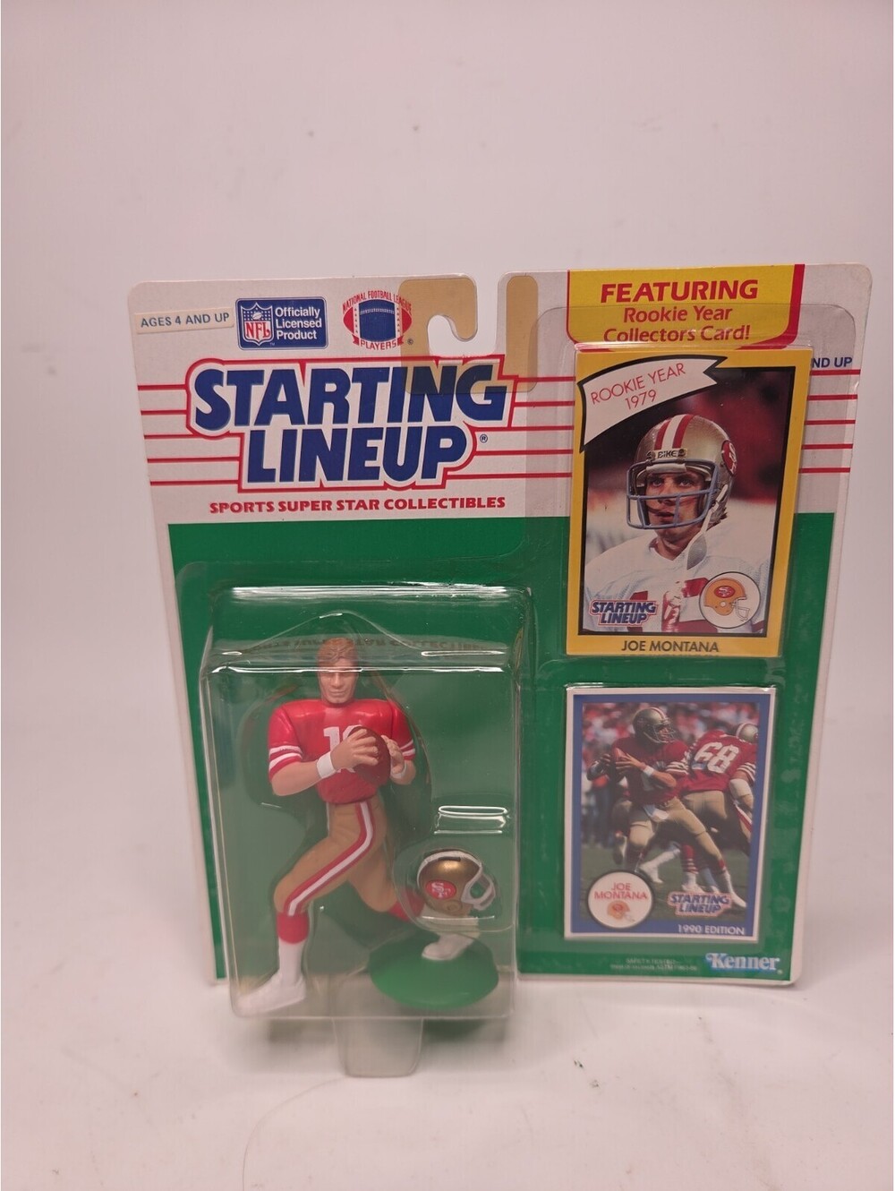 Joe Montana 1990 Kenner Starting Lineup Figure Unopened San Francisco 49ers HOF